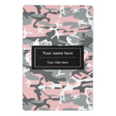 ピンクグレー迷彩, 迷彩, 軍用, 軍 ミニクリップボード (裏面)