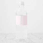 ピンクグレー 女の子 水筒 ラベル (裏面)