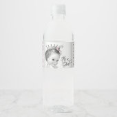 ピンクグレー 女の子 水筒 ラベル (正面)