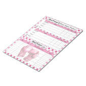 ピンクグローブ_血圧と砂糖のログ ノートパッド (アングル)