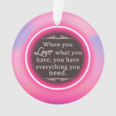 ピンクグローリングや輪クリスマスオーナメント オーナメント (正面)