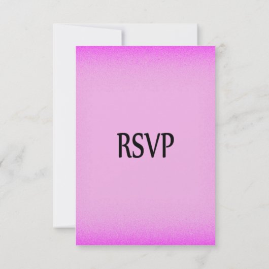 ピンクグローRSVP 出欠カード (裏面)
