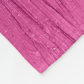 ピンクケーキつや消し フリースブランケット (角)