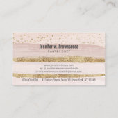 ピンクケーキフローラベーカリーパティスリー 名刺 (裏面)