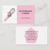 ピンクケーキペストリーシェフベーカリー 名刺 (正面/裏面)