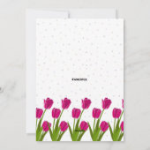 ピンクケーキ誕生日カード シーズンカード (裏面)