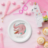 ピンクゲーターガールズバースデーパーティー ペーパープレート (パーティー)