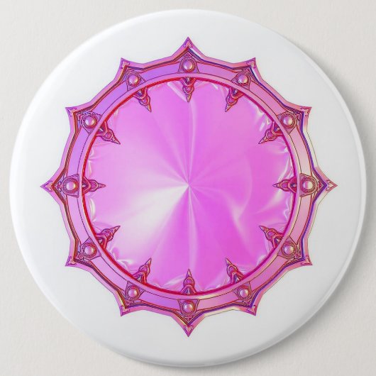 ピンクゲームボードおもしろいTシャツ 缶バッジ (正面)