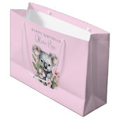 ピンクコアラガールズ誕生日抱き枕 ラージペーパーバッグ (正面アングル)