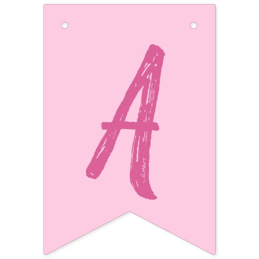 ピンクコアラベアーバースデーパーティー バンティングフラッグ (第3の旗)