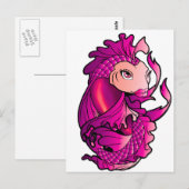 ピンクコイ ポストカード (正面/裏面)