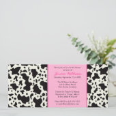 ピンクコウプリントブライダルシャワー 招待状 (スタンド正面)