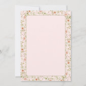 ピンクコガーリーケットガールズナイトホリデーパーティー 招待状 (裏面)