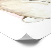 ピンクコクエットピーターザラビットギフト誕生日カード ポスター (角)