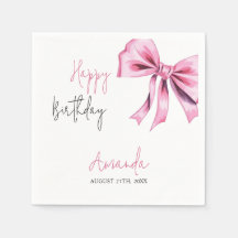 ピンクコケエレガントットボウスウィート16誕生日