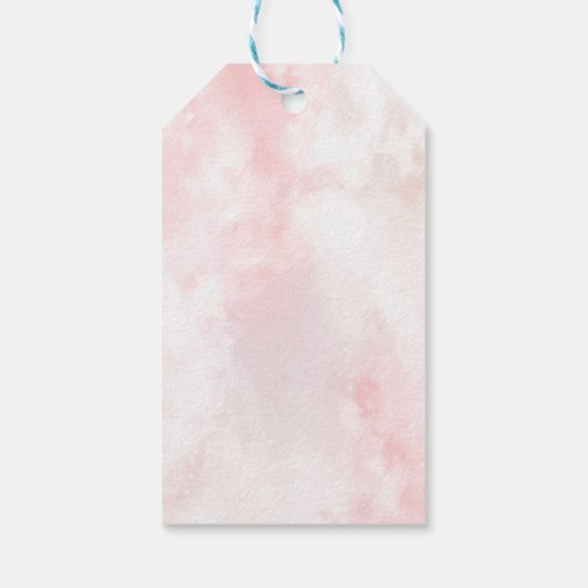 ピンクコケッタ看護師卒業感謝タグ ギフトタグ (裏面)