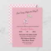 ピンクコケッティゴルフ "結婚前の最後のスイング" ポストカード (正面/裏面)