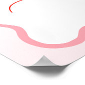 ピンクコケットさくらんぼカード&ギフト ポスター (角)