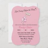 ピンクコケットゴルフ"最後のスイング前のリングや輪" (正面)