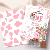 ピンクコケットディスコ女性のカーボーイライスワンサンデー 招待状