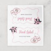 ピンクコケットナース病院卒業食品ラベル 予約カード (外部開封)