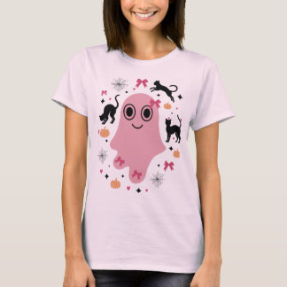 ピンクコケットハロウィンガール Tシャツ