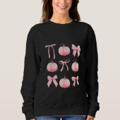 ピンクコケットハロウィーンカボチャ スウェットシャツ (正面)