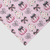 ピンクコケットパンプキン幽霊ハロウィーンパターン 薄葉紙 (詳細)