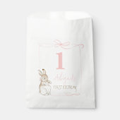 ピンクコケットピーターザラビットファースト誕生日 フェイバーバッグ (正面)