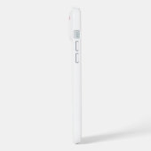 ピンクコケットボウトレンディーフェミニンエステガーリーティック iPhoneケース (左側面)