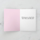 ピンクコケットボウハッピーマザーズデイ カード (内部)