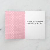 ピンクコケットボウハッピーマザーズデイ カード (内部)