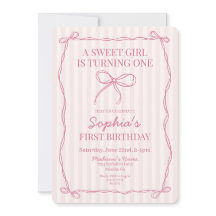 ピンクコケットボウパステルバースデーパーティー