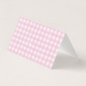 ピンクコケットボウ座席表テーブルデコール (裏面)