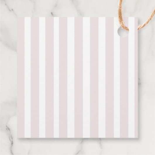 ピンクコケットボウ誕生日 フェイバータグ (裏面)