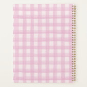 ピンクコケットボーガールベビーギフト私の初年度 プランナー手帳 (裏面)