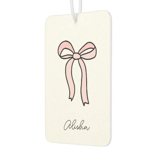 ピンクコケットボーパーソナライズされたカーエアーフレッシュナー カーエアーフレッシュナー (左)