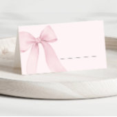 ピンクコケット弓の塗り込み プレイスカード