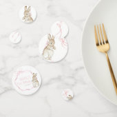 ピンクコケット弓ピーターウサギの最初の誕生日 コンフェッティ (グループ)