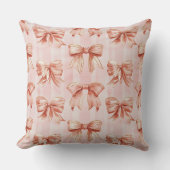 ピンクコケット弓型枕 クッション (正面)