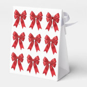 ピンクコケット弓赤ちゃんシャワー特典ボックス フェイバーボックス (裏面サイド)