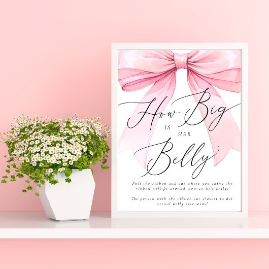 ピンクコケット彼女のベリーゲームの大きさ ポスター