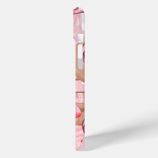 ピンクコケット Case-Mate iPhoneケース (裏面 / 左)