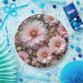 ピンクコスモスコレクション ペーパープレート (パーティー)