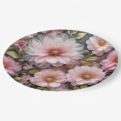 ピンクコスモスコレクション ペーパープレート (アングル)