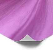 ピンクコスモスワイルドフラワーフローラ ポスター (角)