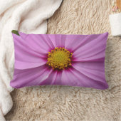 ピンクコスモスワイルドフラワーフローラ ランバークッション (ブランケット)