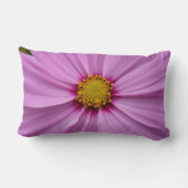 ピンクコスモスワイルドフラワーフローラ ランバークッション (裏面)