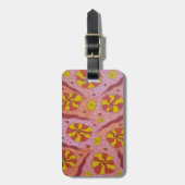 ピンクコズミックキャンディ ラゲッジタグ (正面縦)