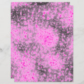 ピンクコズミックスタースクラップブック作り紙 (正面/裏面)